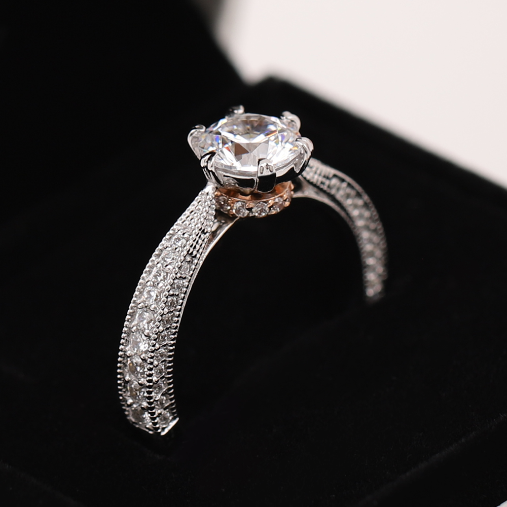 다이아몬드반지 1캐럿 결혼 예물 - 에밀리아 HNDR1C208