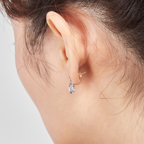 3부 랩다이아몬드 데일리 귀걸이 란 HNLDE351