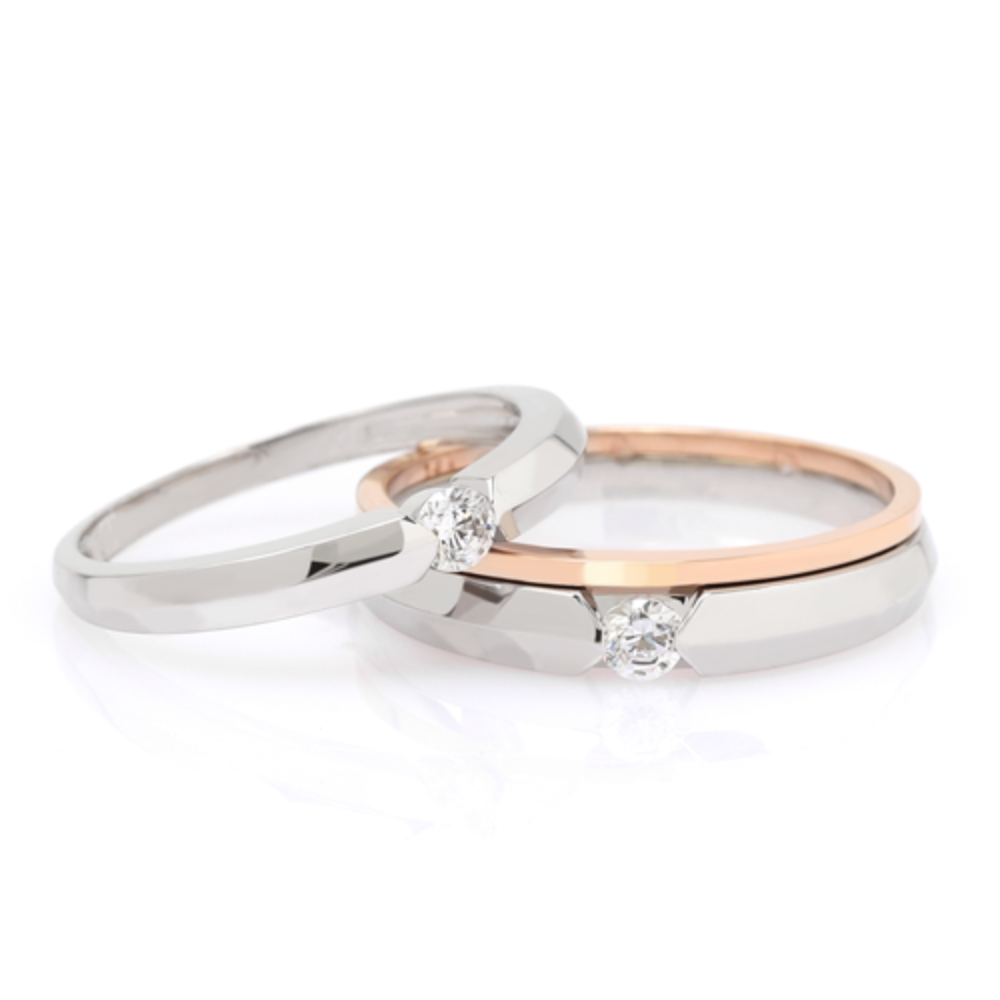 1부 다이아몬드 반지 커플링 14k 18k 결혼반지 크로아 HNDCR01319