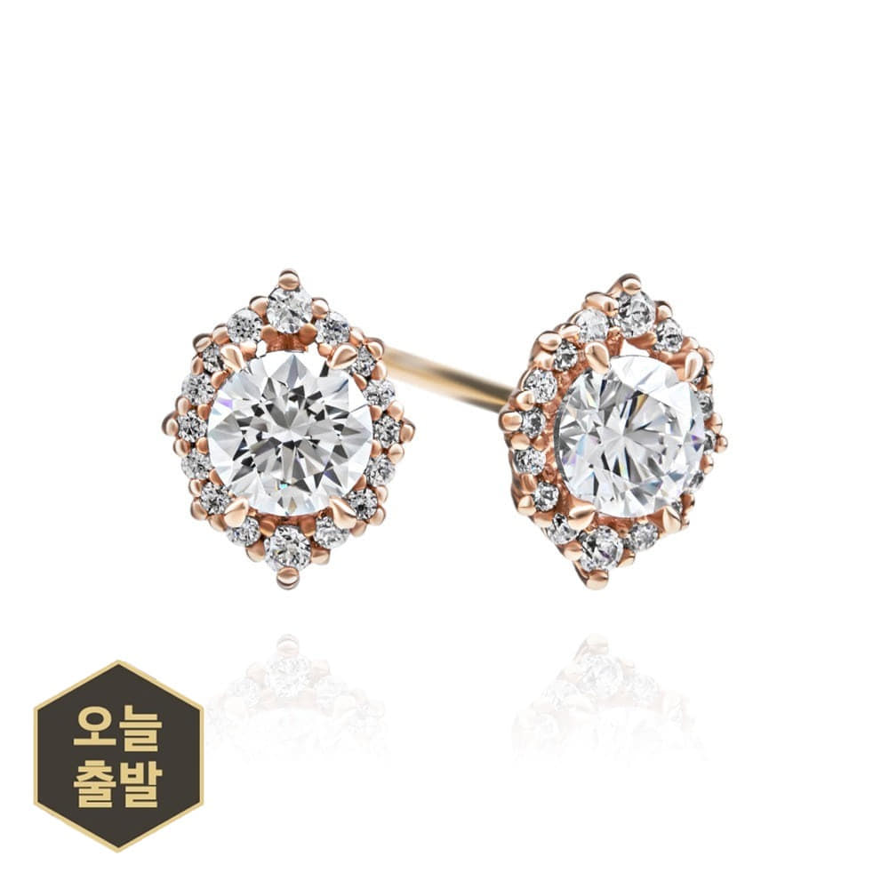 3부 다이아몬드 귀걸이 14k 18k 기념일선물 - 루미너스 HNDER03928