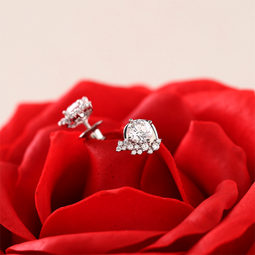 3부 다이아몬드 귀걸이 현대 우신 예물귀걸이 웨딩선물 - 소피 HNDER03904