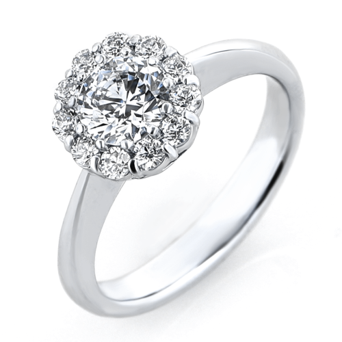 5부 랩 다이아몬드 반지 결혼 기념일 선물 - 디바 HNLD058