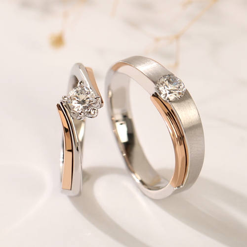 3부 다이아몬드 반지 커플링 14k 18k 결혼반지 세라스 HNDCR03312