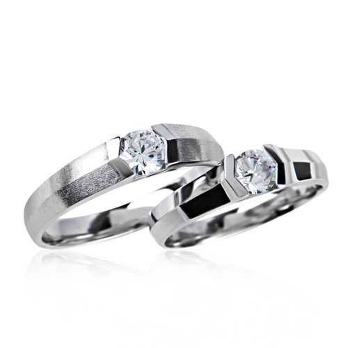 3부 다이아몬드반지 커플링 14k 18k 결혼반지 - 스첸 HNDCR03328