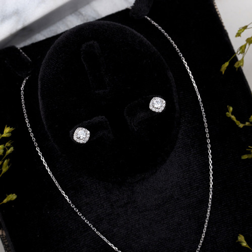 1부 포인트 랩다이아몬드 귀걸이 야베스 HNLDER0120