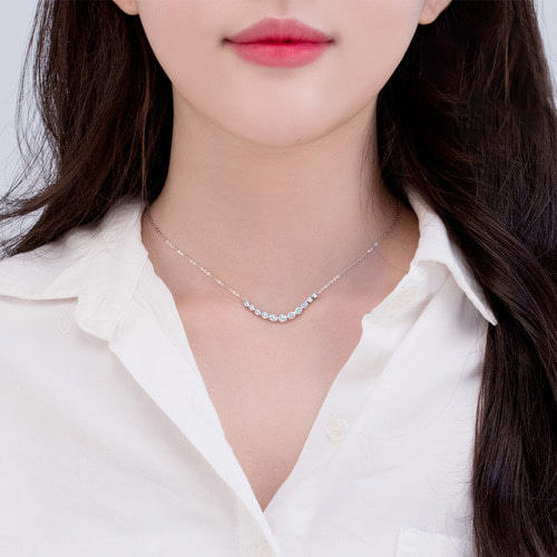 현대 1부 다이아몬드 목걸이 5pcs 여자친구선물 기념일선물 - 다비카 HNDN01740