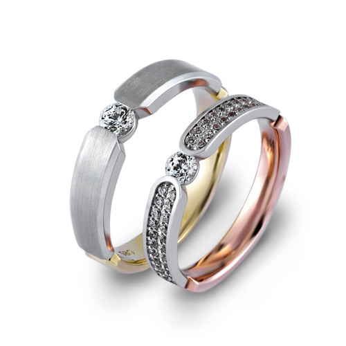 1부 다이아몬드 반지 커플링 14k 18k 다이아 - 포르띠 HNDCR01345