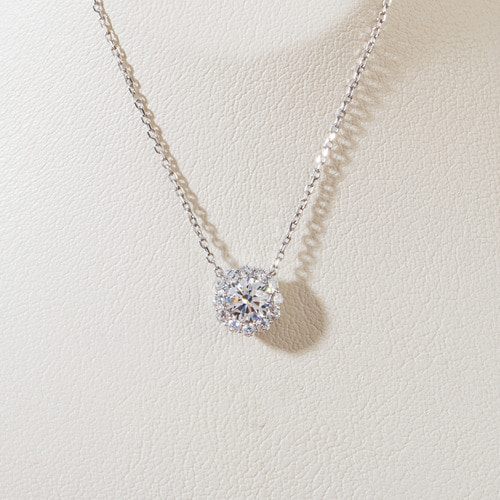 5부다이아몬드 일체형 양장 목걸이 여자친구 와이프 기념일 선물 - 달리 HNDN05729
