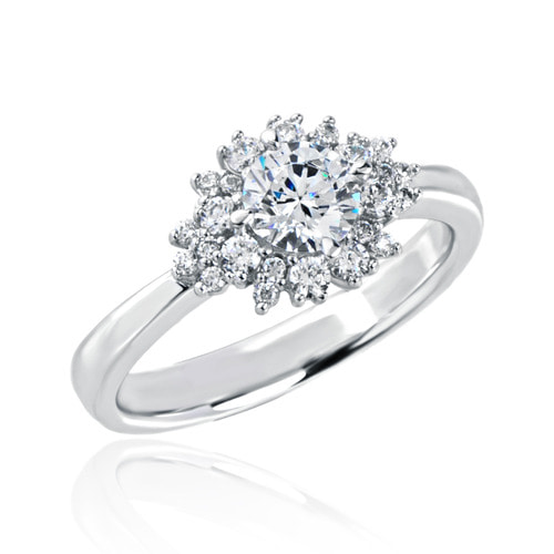 5부 다이아몬드 반지 여성 주얼리 와이프선물 결혼예물 - 모네 HNDR05289