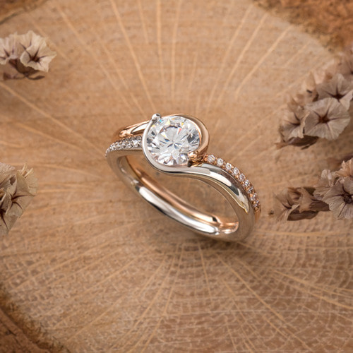 다이아몬드 반지 1캐럿 엄마선물 결혼예물 - 레프릴 HNDR1C255