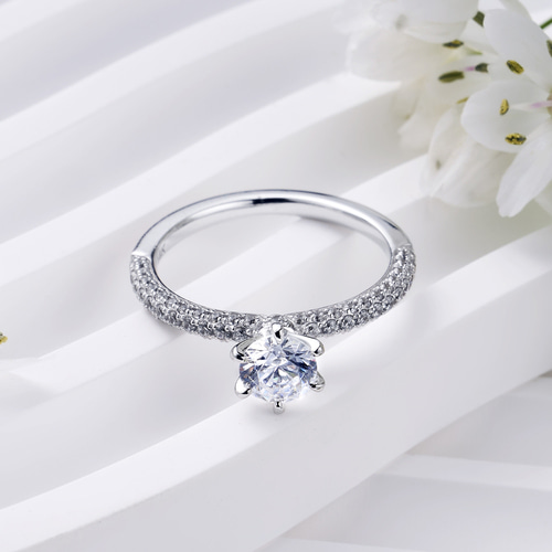 천연다이아몬드반지 5부 기념일선물 결혼예물 프로포즈링 - 메이플 HNDR05302
