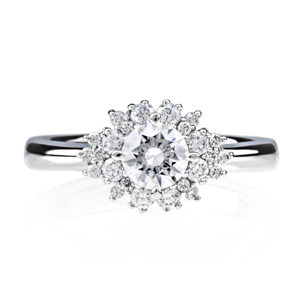 5부 다이아몬드 반지 여성 주얼리 와이프선물 결혼예물 - 모네 HNDR05289