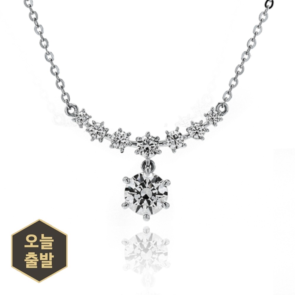 5부 랩다이아몬드 데일리목걸이- 실키 HNLDN056